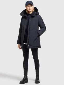 Khujo Winterjassen Winterjas Kanda 2 Dames Navy -Khujo 8576d8dcf24767f83829f4ef677527a3