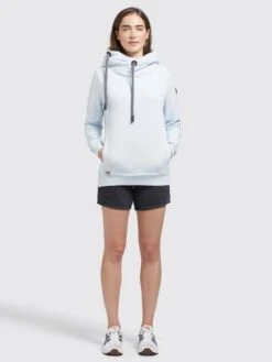 Khujo Hoodies Sweatshirt Karima Dames Lichtblauw -Khujo 8739c2eaeb45ef4b79619ca4463af972