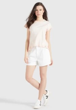 Khujo T-shirts Shirt Matama Dames Poederroze -Khujo 87aa53e633a70fcfbcc30cd6b81a820d