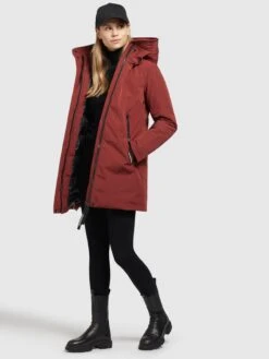 Khujo Winterjassen Winterjas Viona 3 Dames Roestrood 15 Khujo Winterjassen Winterjas Viona 3 Dames Roestrood -Khujo 8831c16c32f5c16c1f5f482608546e47