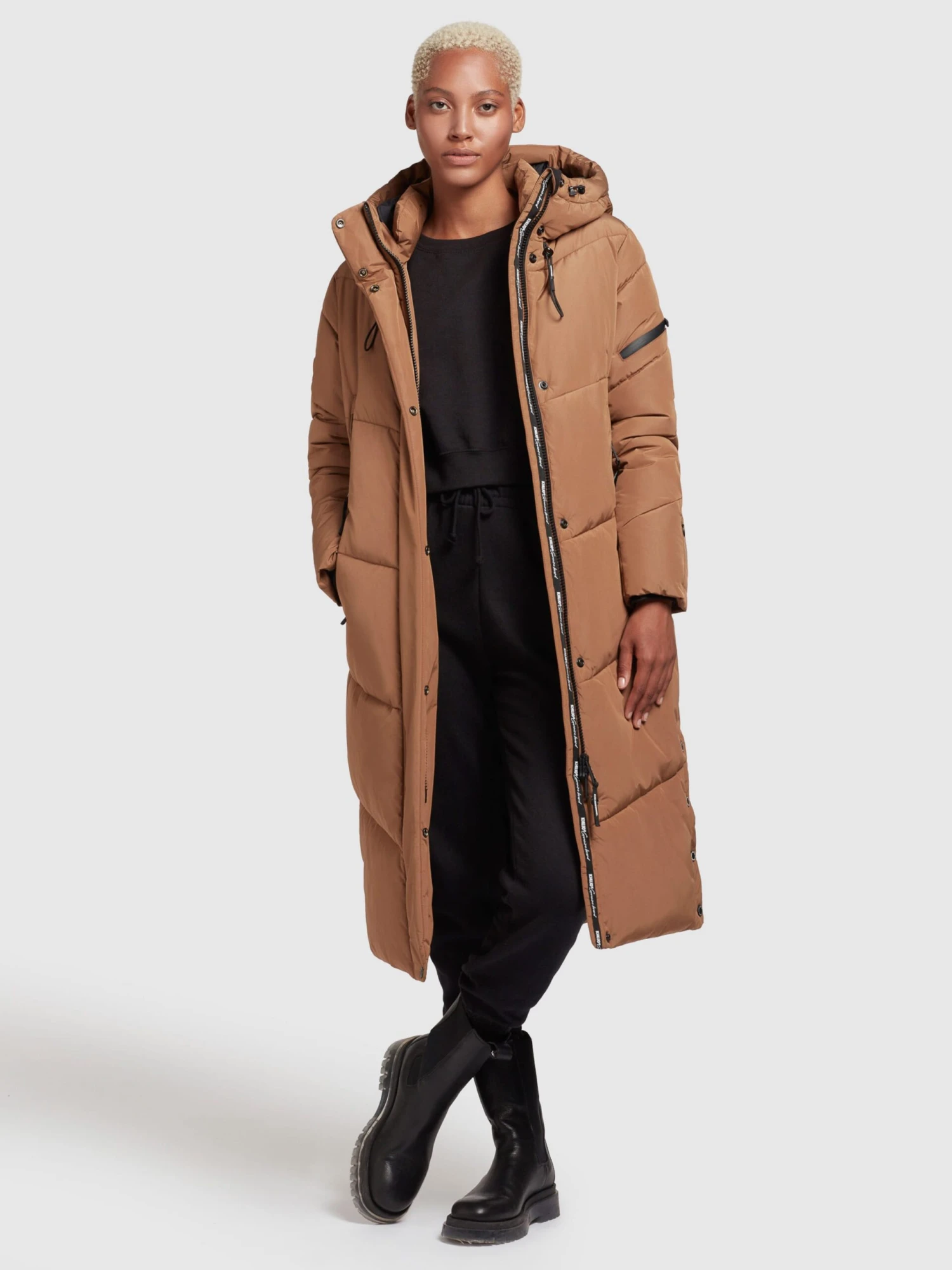 Khujo Tussenmantels Tussenmantel Sonje Dames Karamel 8 Khujo Tussenmantels Tussenmantel Sonje Dames Karamel - Afbeelding 6