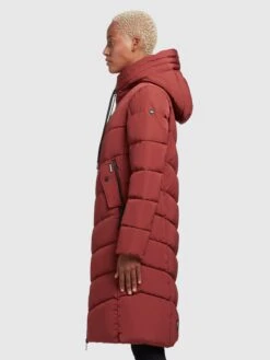 Khujo Wintermantels Wintermantel Ayleena Dames Roestrood -Khujo 8afe15771cba80fe043984f33c9b9128