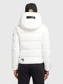 Khujo Winterjassen Winterjas Fala Dames Wit -Khujo 8caaec43861ff8507ea2609ac50ebc14