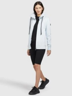 Khujo Sweatvesten Sweatvest TOSTA Dames Pastelblauw -Khujo 8db1f25187f2d49668ef7dce2043c06e
