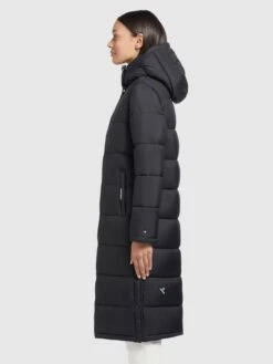 Khujo Wintermantels Wintermantel Corinna Dames Zwart -Khujo 8eb8010e440b19f8a97efd34ac48c7bd