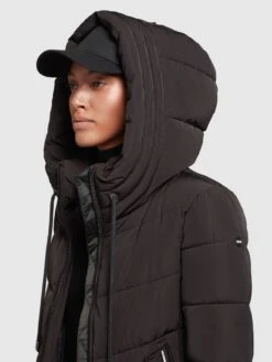 Khujo Wintermantels Wintermantel Ayleena Dames Zwart -Khujo 8eeb525859603e5aef331184513747ba