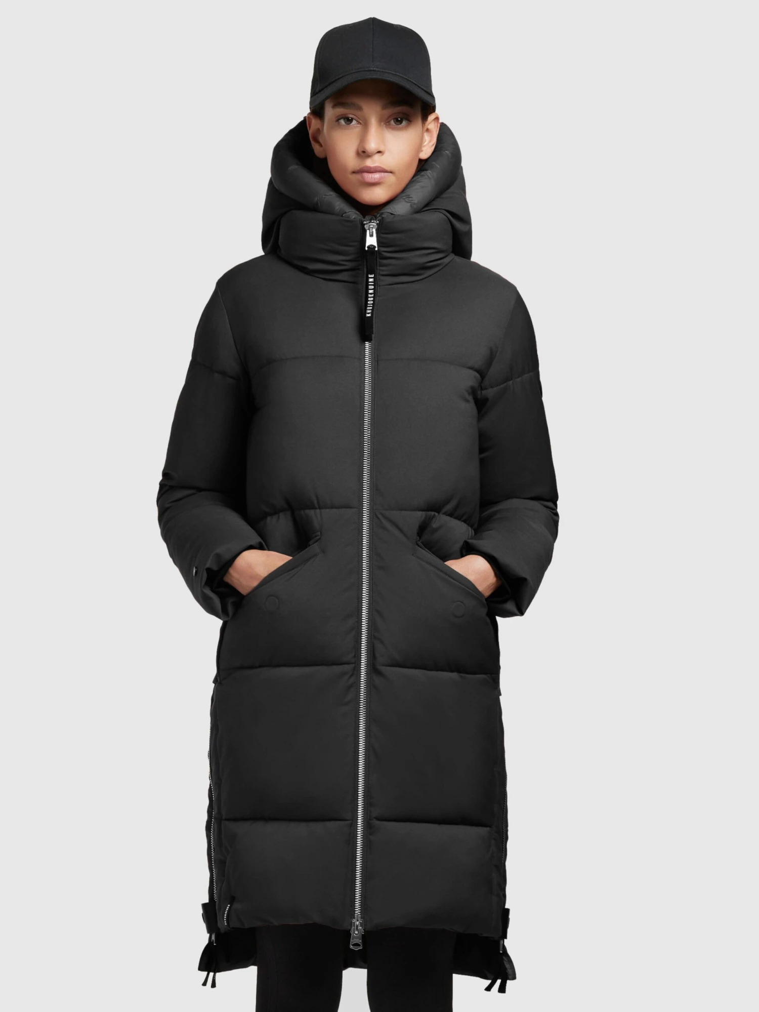 Khujo Wintermantels Wintermantel Aniva Dames Zwart 4 Khujo Wintermantels Wintermantel Aniva Dames Zwart - Afbeelding 2