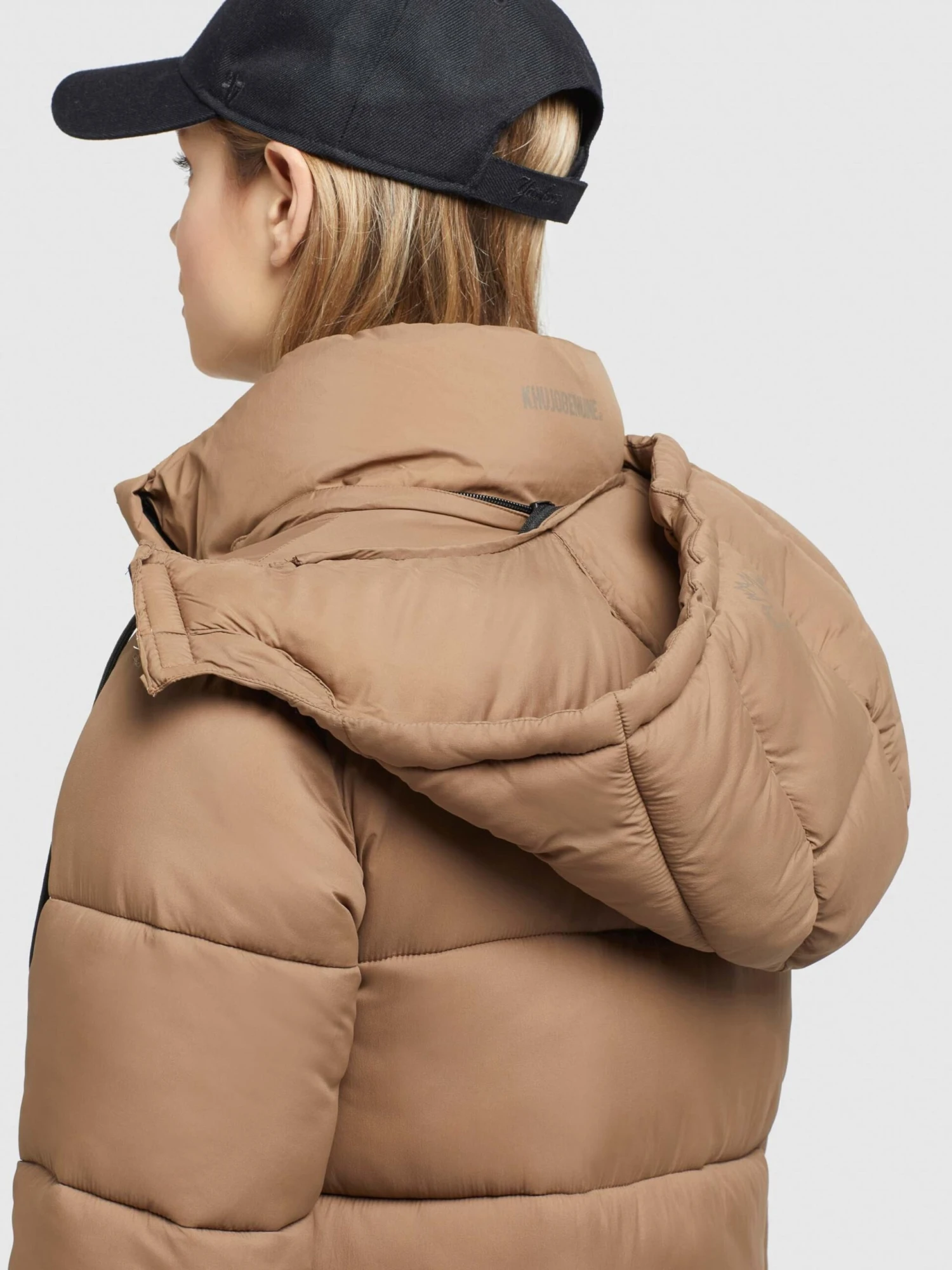 Khujo Wintermantels Wintermantel Julina Dames Lichtbruin 10 Khujo Wintermantels Wintermantel Julina Dames Lichtbruin - Afbeelding 8