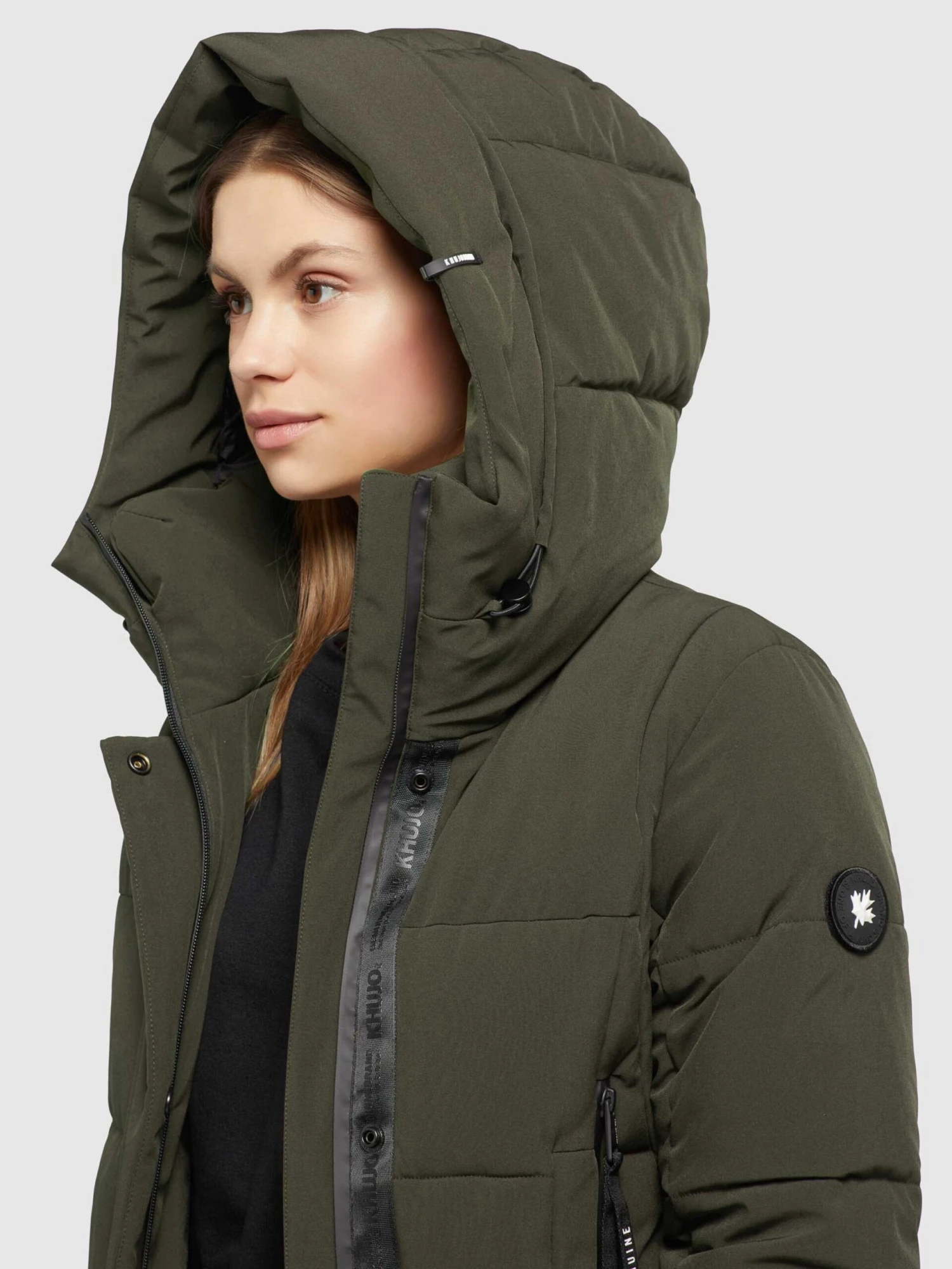 Khujo Tussenmantels Tussenmantel Namita Dames Donkergroen 9 Khujo Tussenmantels Tussenmantel Namita Dames Donkergroen - Afbeelding 7