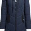 Khujo Winterjassen Winterjas Aribay Dames Navy -Khujo 98949d1e676cc6f1ae9855abc810fbe4