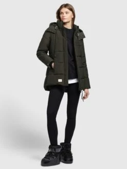 Khujo Winterjassen Winterjas Eunice Dames Olijfgroen 12 Khujo Winterjassen Winterjas Eunice Dames Olijfgroen -Khujo 99904d1e5c690dda0ccf7e536db040c5