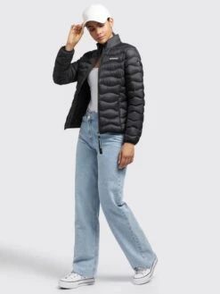 Khujo Tussenjassen Tussenjas Eleni Dames Zwart -Khujo 9a0baac6d4abb8b994e9a51932f4f4b2