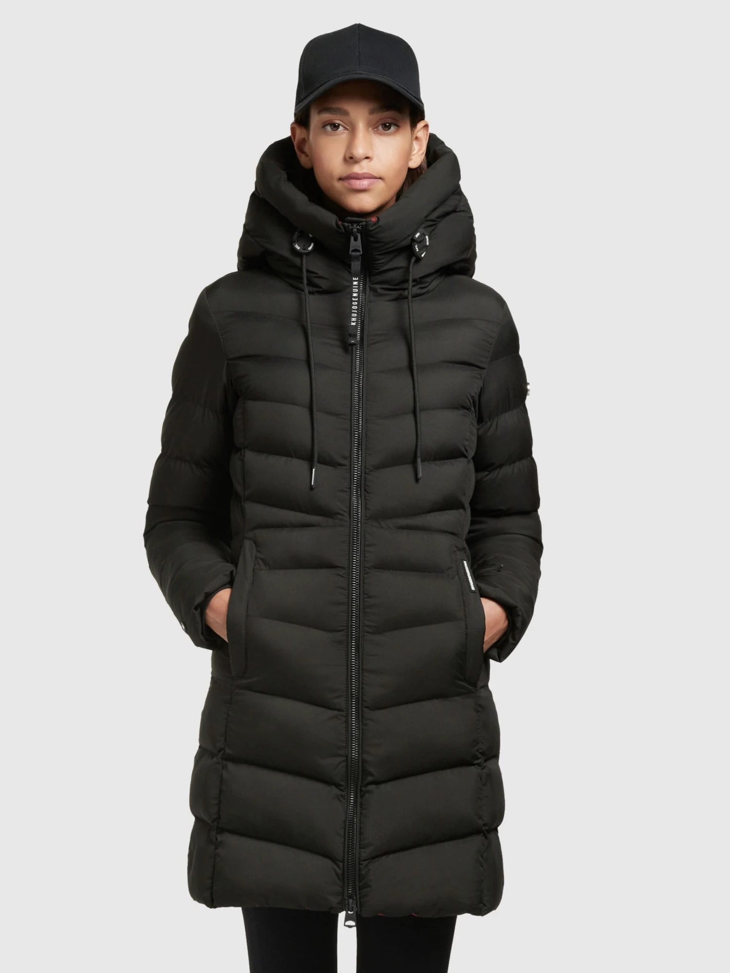 Khujo Korte Mantels Wintermantel Tuhani Dames Zwart 4 Khujo Korte Mantels Wintermantel Tuhani Dames Zwart - Afbeelding 2