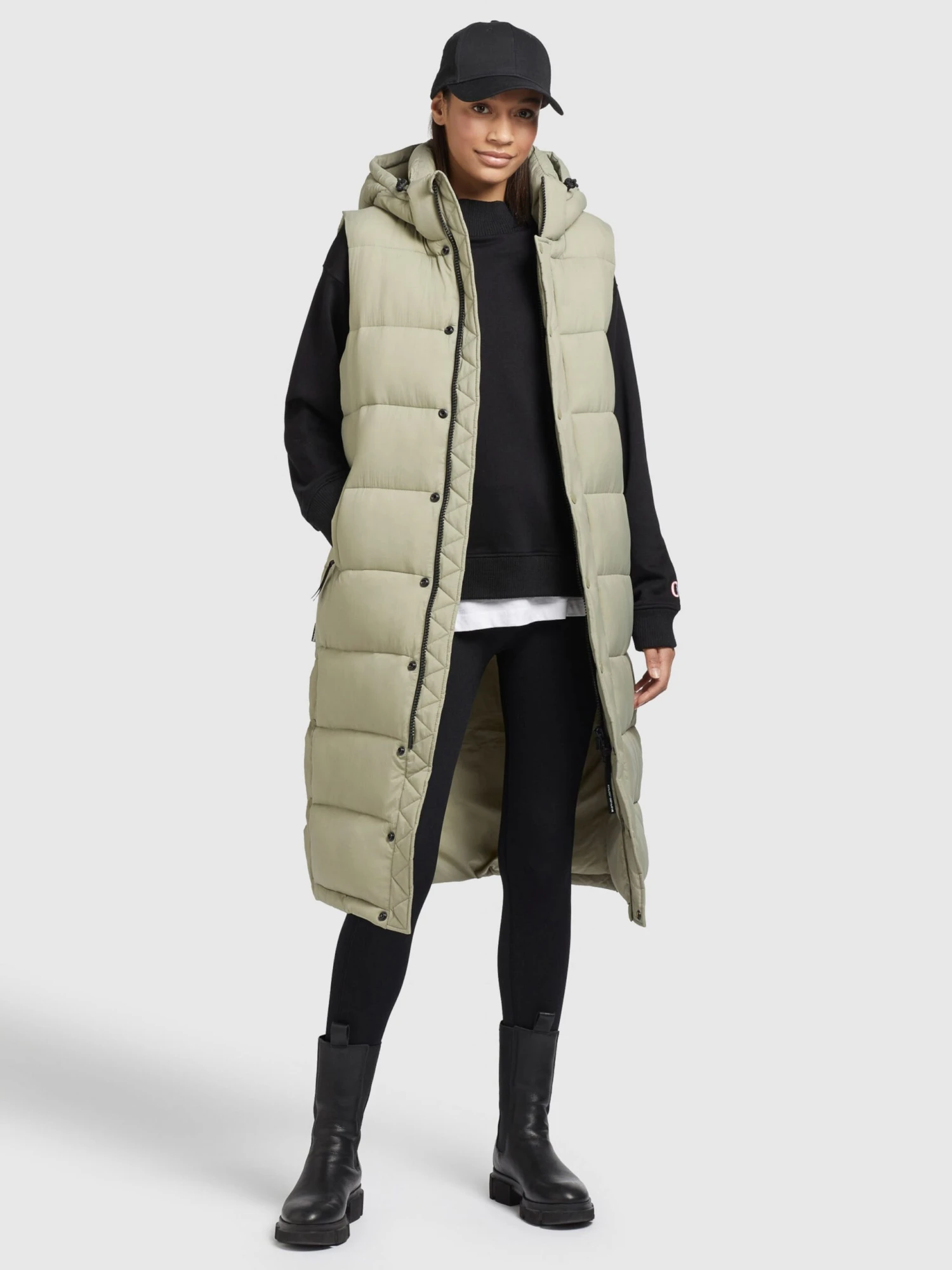 Khujo Bodywarmers Bodywarmer Magneta Dames Pastelgroen 8 Khujo Bodywarmers Bodywarmer Magneta Dames Pastelgroen - Afbeelding 6