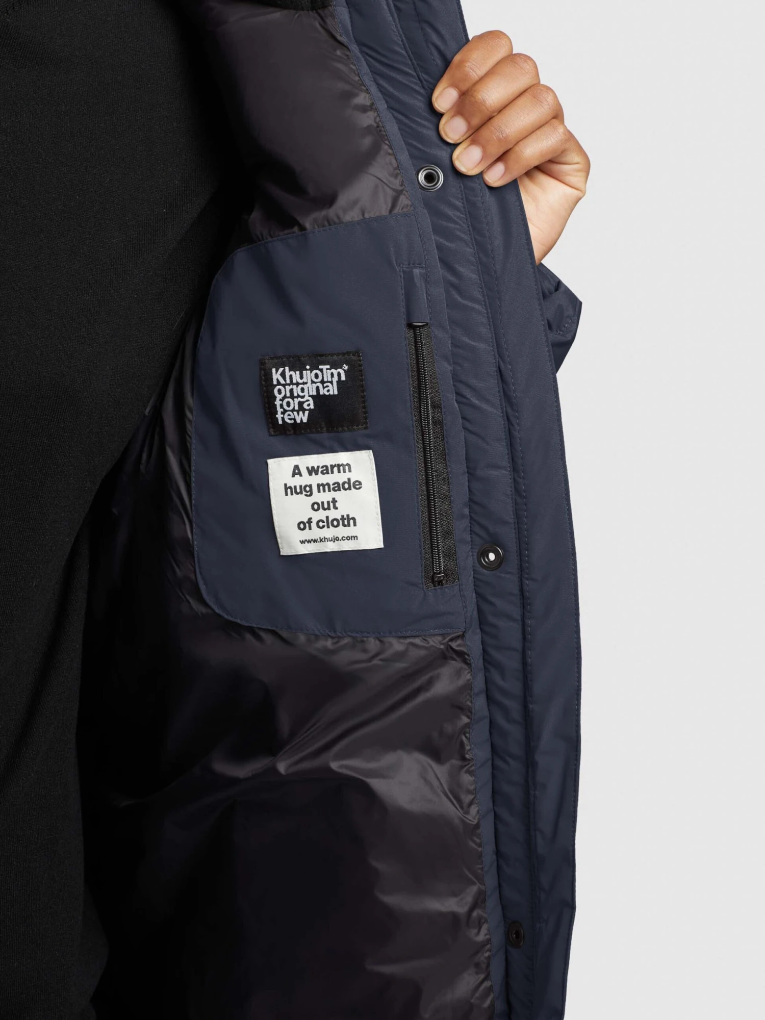 Khujo Wintermantels Wintermantel TIONE Dames Navy 10 Khujo Wintermantels Wintermantel TIONE Dames Navy - Afbeelding 8