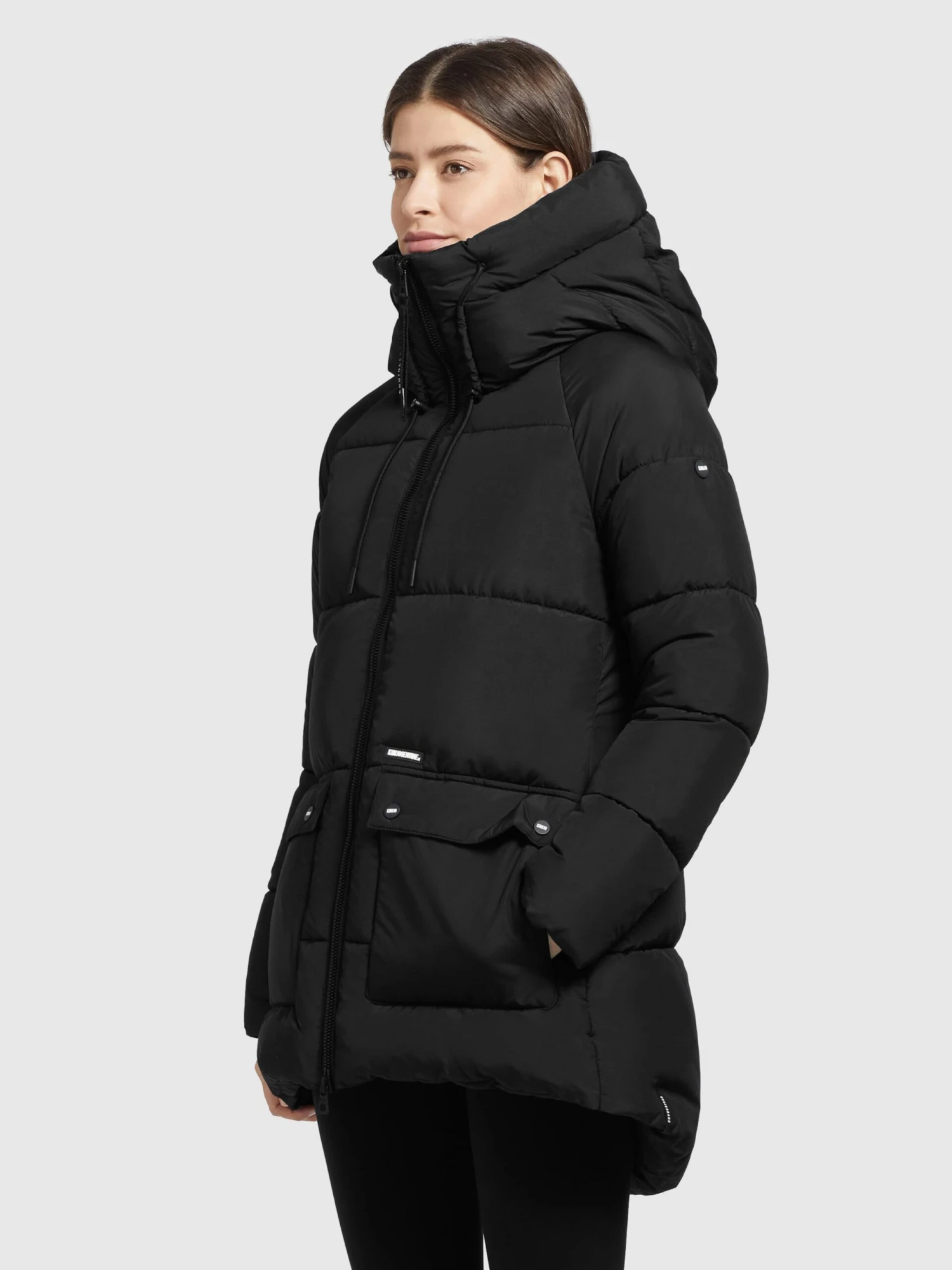 Khujo Tussenjassen Tussenjas Pheobe Dames Zwart 7 Khujo Tussenjassen Tussenjas Pheobe Dames Zwart - Afbeelding 5