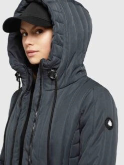 Khujo Winterjassen Winterjas TWEETY PRIME6 STRUCTURED Dames Blauw -Khujo 9d9cc31d1e684dc582b8c9a150cfecd3