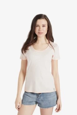 Khujo T-shirts Shirt Pergola Dames Rosa -Khujo 9fe050fe339c04233873fab856ae3110