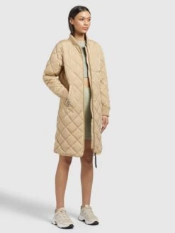 Khujo Tussenmantels Tussenmantel Mary Dames Beige -Khujo a0e1723e8e46e90dd54ec1c0a927b185