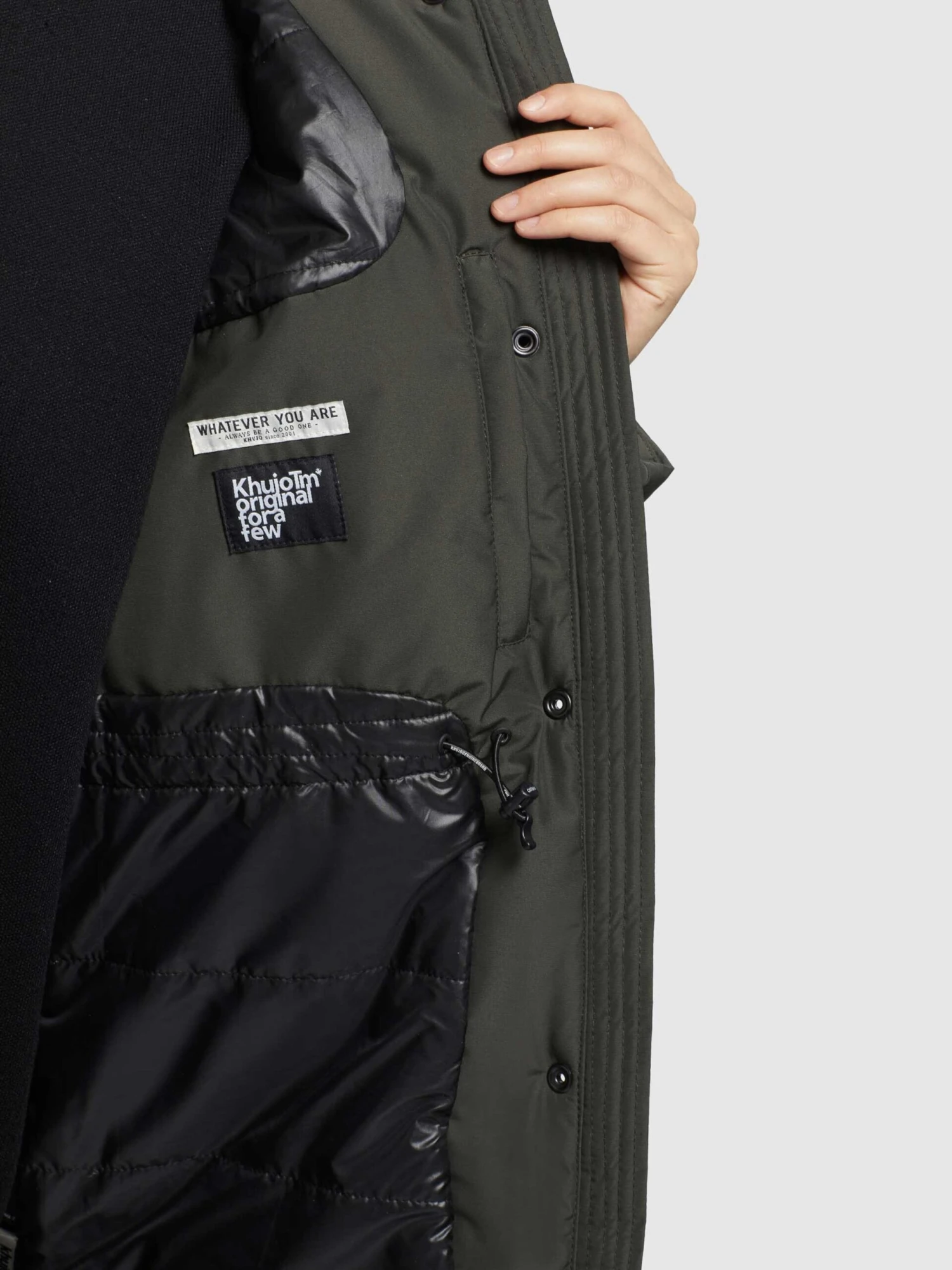 Khujo Wintermantels Wintermantel Kleo Dames Donkergroen 10 Khujo Wintermantels Wintermantel Kleo Dames Donkergroen - Afbeelding 8