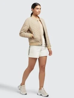 Khujo Tussenjassen Tussenjas Monza Dames Beige -Khujo a2a770a0801ad0a89f5ec2942ffc039a