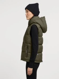 Khujo Bodywarmers Bodywarmer Eden Dames Kaki 14 Khujo Bodywarmers Bodywarmer Eden Dames Kaki -Khujo a31c2ffd6d712dabbcffe8c55149fc74