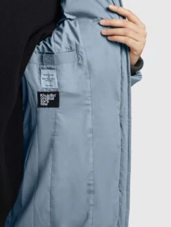 Khujo Wintermantels Wintermantel Aribay 3 Dames Duifblauw -Khujo a64dd9179bc77f8d9b7bb2ef5f272751