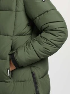 Khujo Wintermantels Wintermantel Youma Dames Olijfgroen -Khujo a7587ed448d1336aa7c8fcf18bdd583a