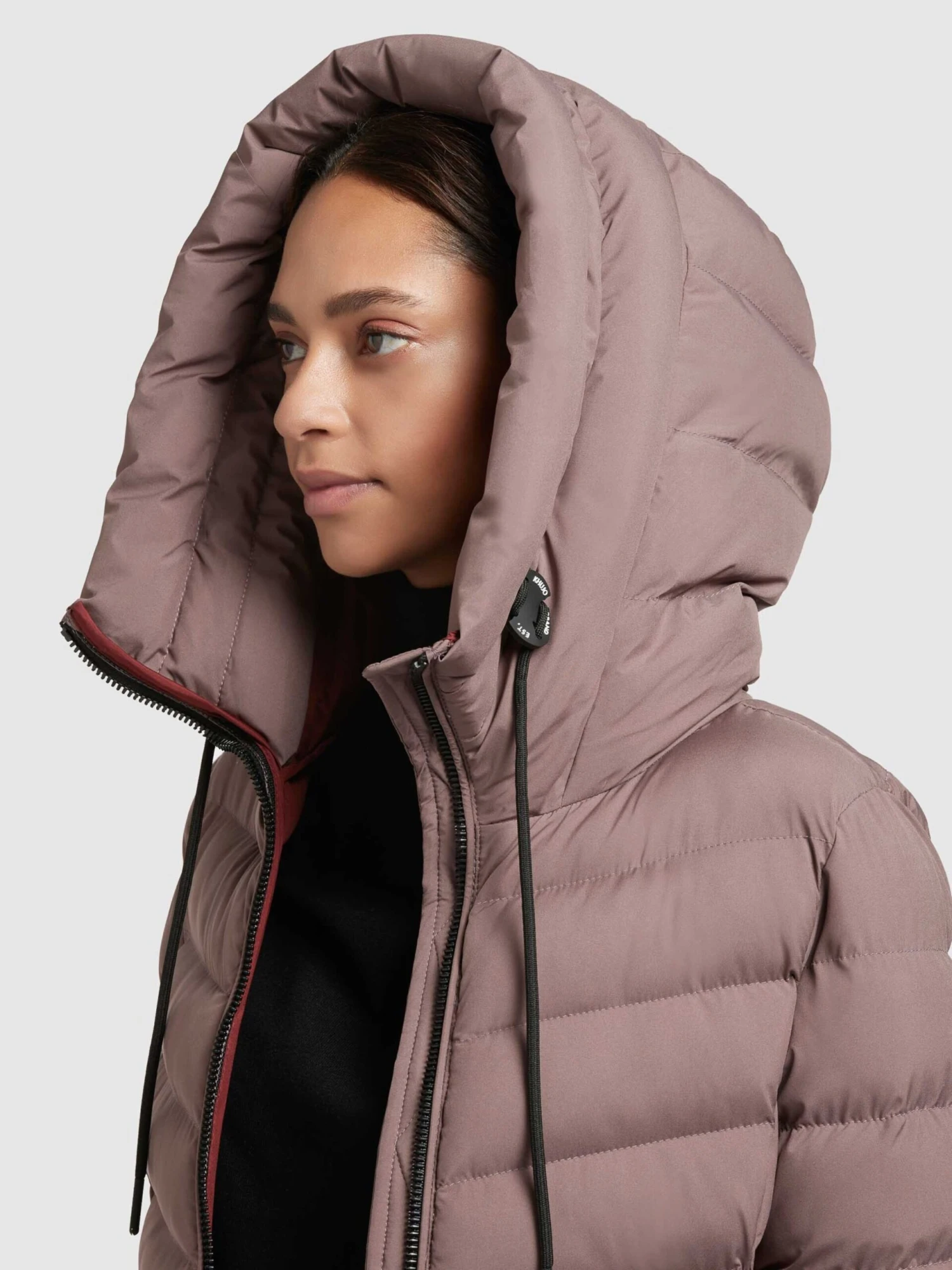 Khujo Korte Mantels Wintermantel Tuhani Dames Donkerlila 9 Khujo Korte Mantels Wintermantel Tuhani Dames Donkerlila - Afbeelding 7