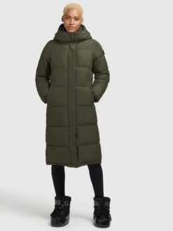 Khujo Wintermantels Wintermantel Tione Dames Donkergroen 15 Khujo Wintermantels Wintermantel Tione Dames Donkergroen -Khujo a7d6c1fb0fd3f72f6fa2c699d84f968c
