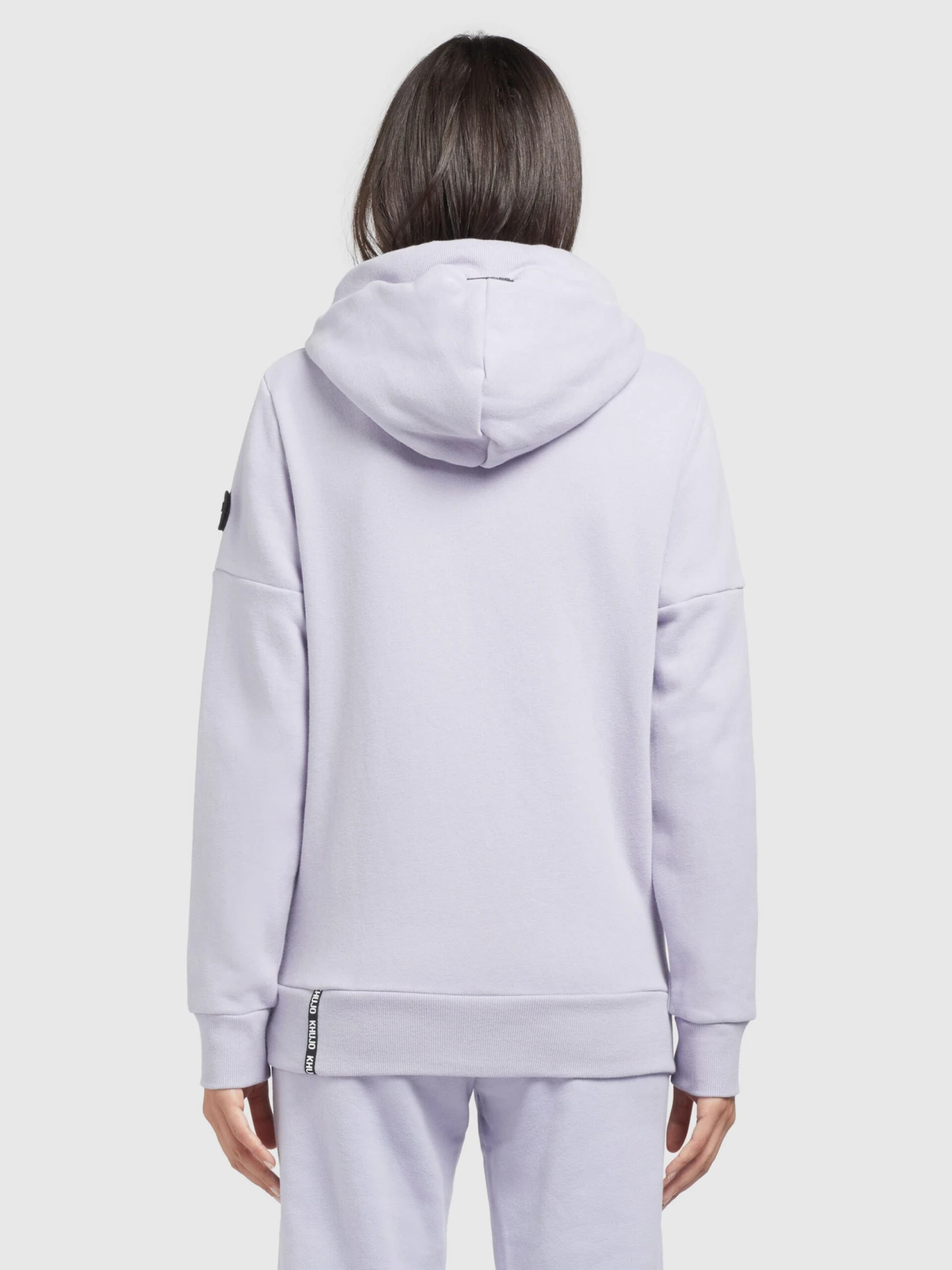 Khujo Hoodies Sweatshirt Rhabea Dames Lavendel 6 Khujo Hoodies Sweatshirt Rhabea Dames Lavendel - Afbeelding 4
