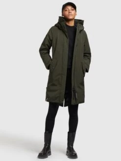 Khujo Wintermantels Wintermantel Charlyn 3 Dames Kaki 12 Khujo Wintermantels Wintermantel Charlyn 3 Dames Kaki -Khujo acfbcec0fa87441604932f30d3584966