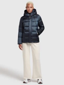 Khujo Winterjassen Winterjas Evona Dames Nachtblauw -Khujo acfddd87cc1cdc31e6fa849dd2f48cbb