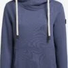 Khujo Hoodies Sweatshirt Rhabea Dames Blauw -Khujo afd798d2eb22ac297e9d6ca351d2e8ff