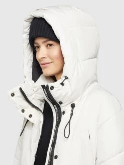 Khujo Wintermantels Wintermantel Elvita Dames Offwhite 16 Khujo Wintermantels Wintermantel Elvita Dames Offwhite -Khujo b191c5ddcd3cf0594cbd83cde60ec873