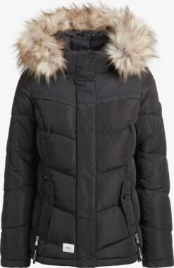 Khujo Winterjassen Winterjas Winsen Dames Zwart