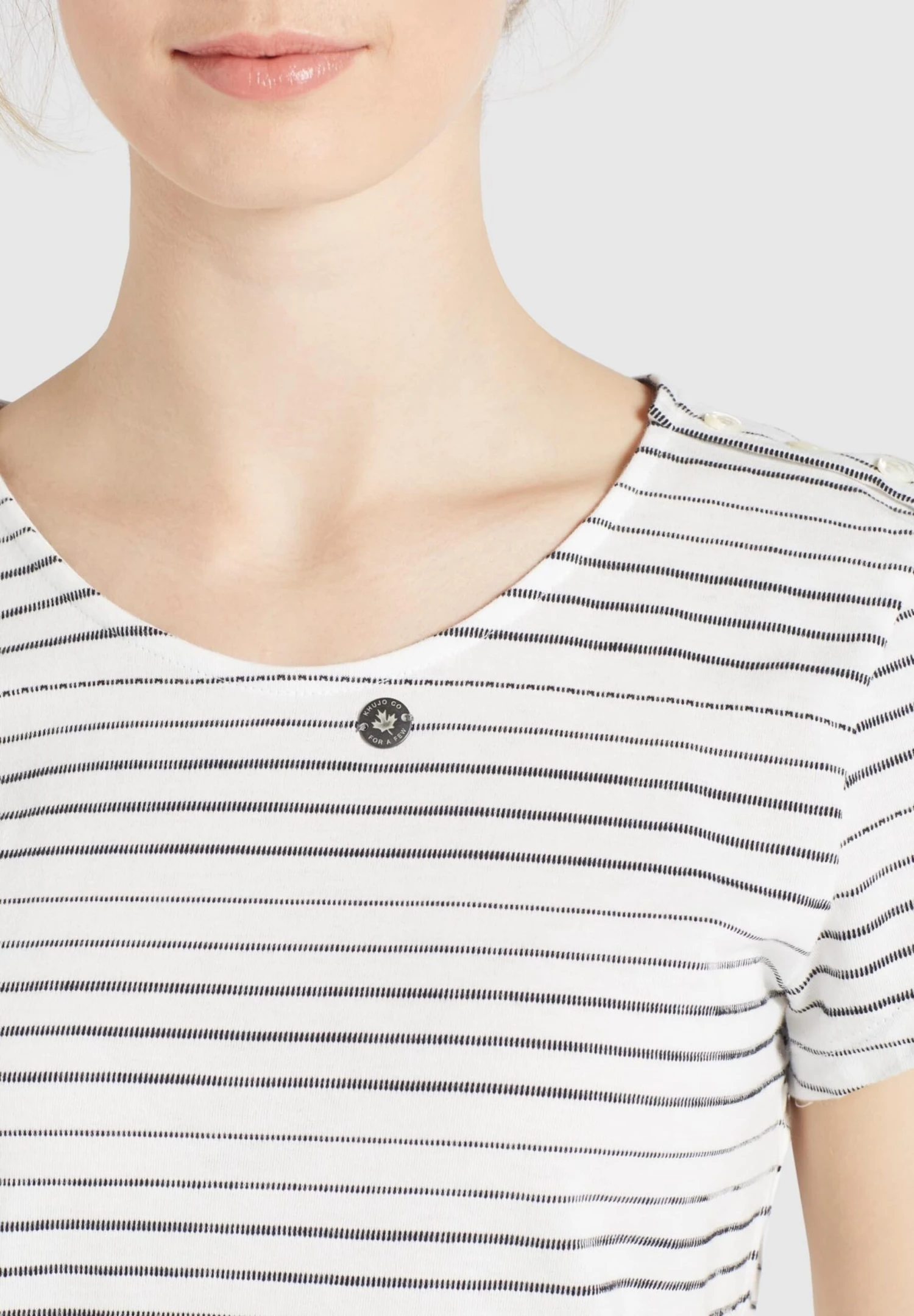 Khujo T-shirts Shirt Rafaela Dames Wit 9 Khujo T-shirts Shirt Rafaela Dames Wit - Afbeelding 7