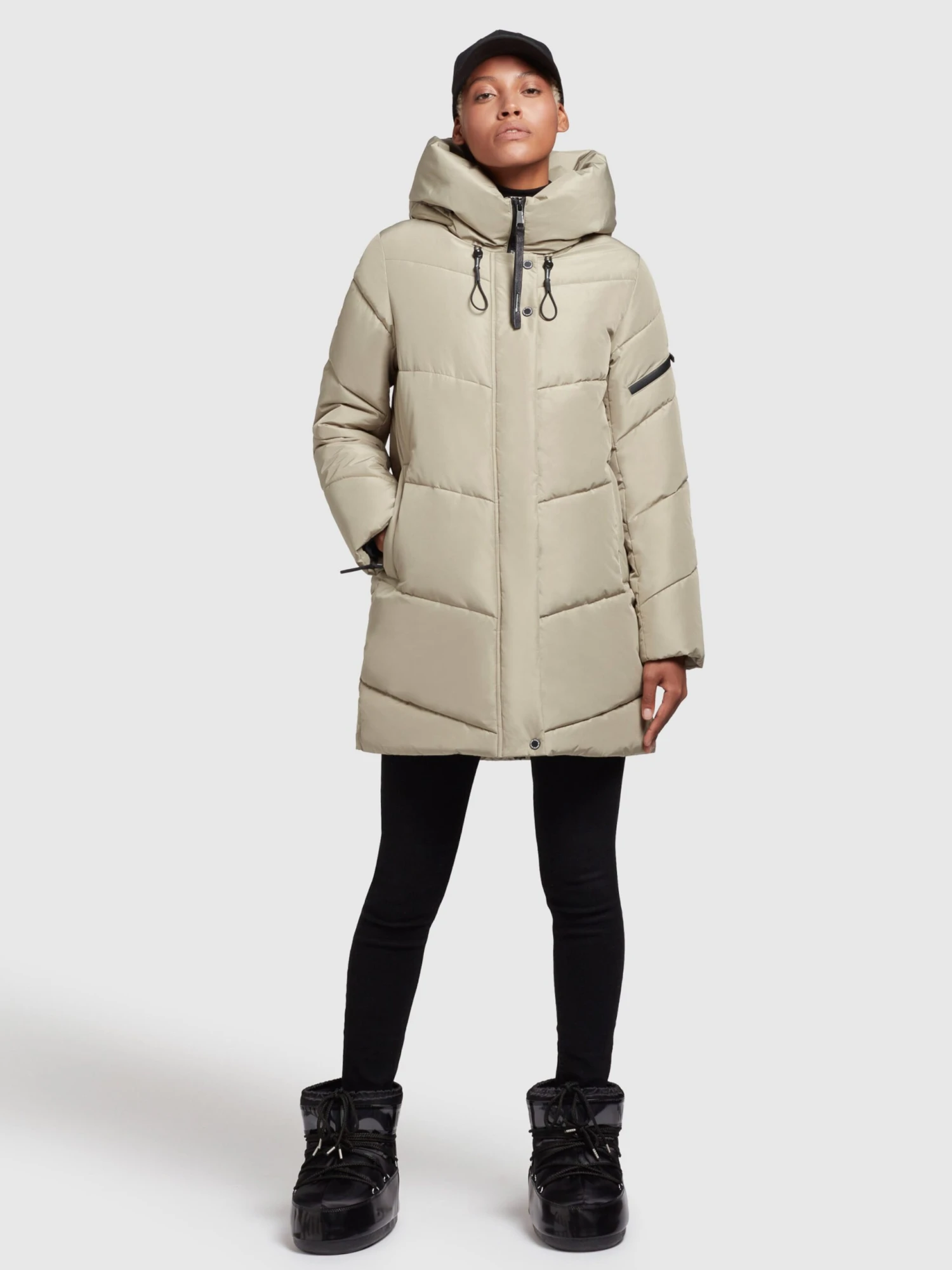 Khujo Winterjassen Winterjas Jordis 4 Dames Pastelgroen 5 Khujo Winterjassen Winterjas Jordis 4 Dames Pastelgroen - Afbeelding 3