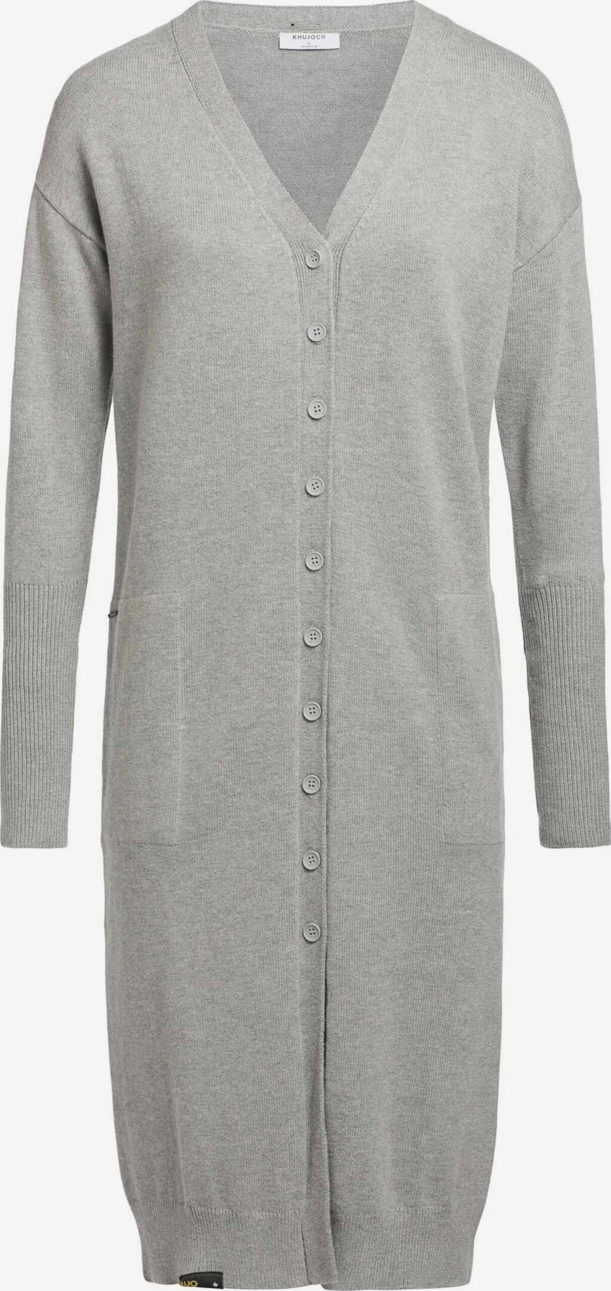 Khujo Vesten Gebreid Vest Elina Dames Grijs 2 Khujo Vesten Gebreid Vest Elina Dames Grijs