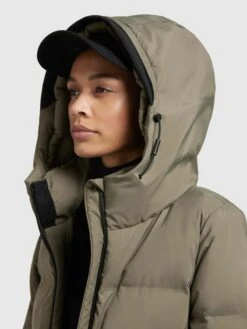 Khujo Winterjassen Winterjas Tanare Dames Olijfgroen -Khujo b87c103a3d7159e9ba8f8bb632169ff7