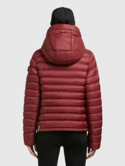 Khujo Winterjassen Winterjas Lona Shine Dames Roestrood -Khujo b8b299b3135b28665cdbb3ae9313af7b