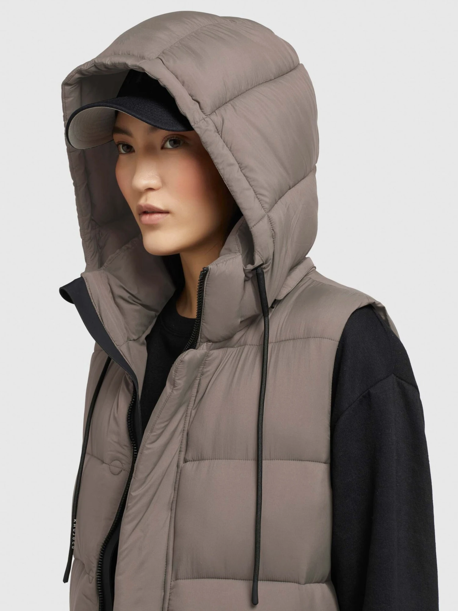 Khujo Bodywarmers Bodywarmer Tourin Dames Bruin 9 Khujo Bodywarmers Bodywarmer Tourin Dames Bruin - Afbeelding 7