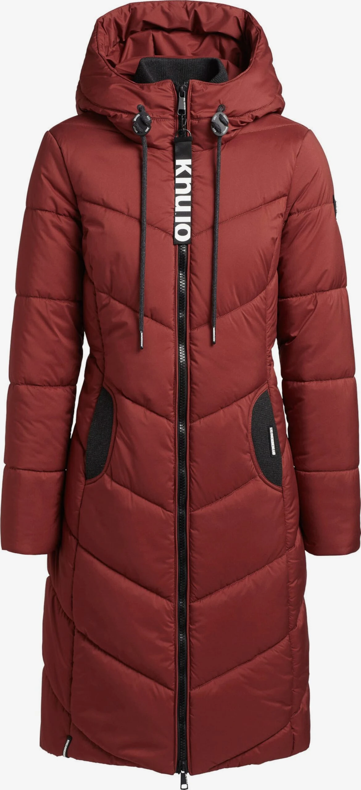 Khujo Tussenmantels Tussenmantel Aribay Dames Roestrood 3 Khujo Tussenmantels Tussenmantel Aribay Dames Roestrood