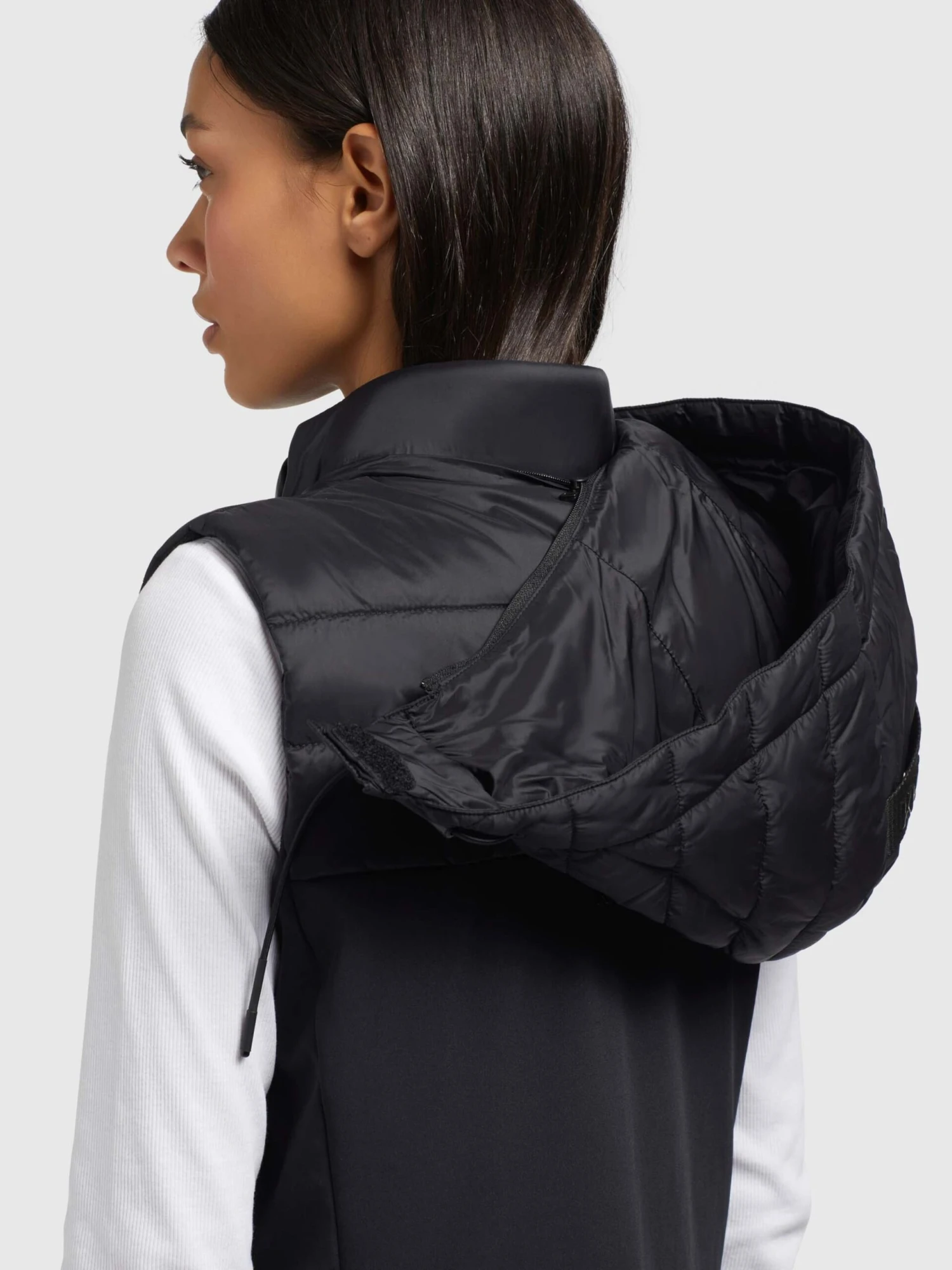 Khujo Bodywarmers Bodywarmer Fabia Matt Dames Zwart 10 Khujo Bodywarmers Bodywarmer Fabia Matt Dames Zwart - Afbeelding 8