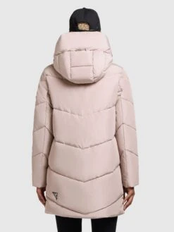 Khujo Winterjassen Winterjas Jordis Dames Lichtroze -Khujo be335b1e55401bf65785ab47f7177379