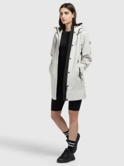 Khujo Tussenjassen Tussenjas Izaf Dames Lichtgrijs -Khujo c0fd7564b473f38b7c8798d3f3eaba35