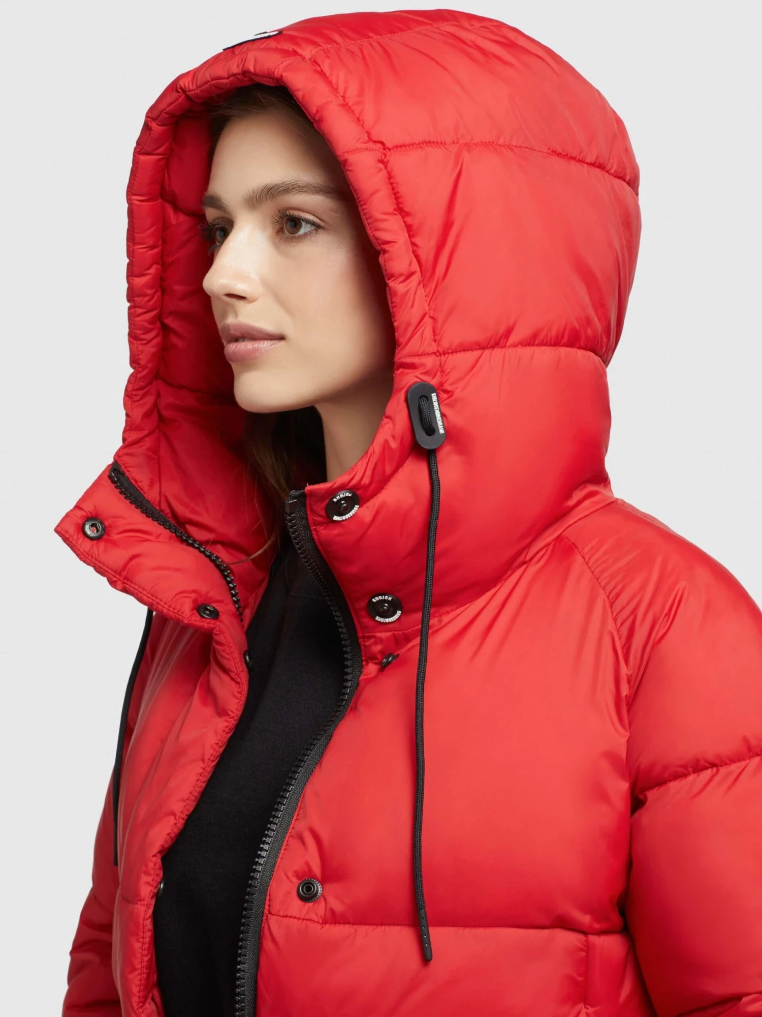 Khujo Winterjassen Winterjas Franee Dames Rood 9 Khujo Winterjassen Winterjas Franee Dames Rood - Afbeelding 7
