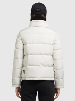 Khujo Winterjassen Winterjas Tuba Dames Offwhite -Khujo c6b8b1e2012dc92a268f93e6e0b4695a
