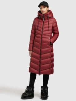 Khujo Winterjassen Winterjas Ingram Shine Dames Donkerrood 12 Khujo Winterjassen Winterjas Ingram Shine Dames Donkerrood -Khujo c9185d6c8007834275d5d6973b9a3b23