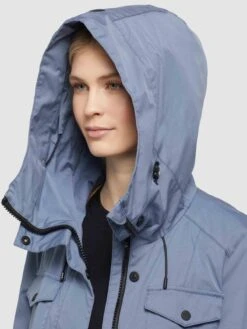 Khujo Parkas Tussenparka ELST Dames Blauw -Khujo c9700c298446965676b08104afcd5573